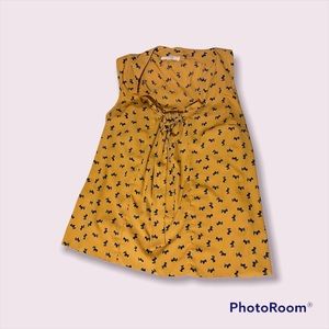 Scottie dog blouse, size L
